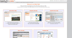 Desktop Screenshot of help.simplifycms.com